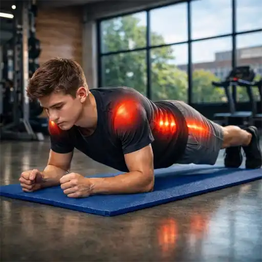 Planche frontale sur coudes