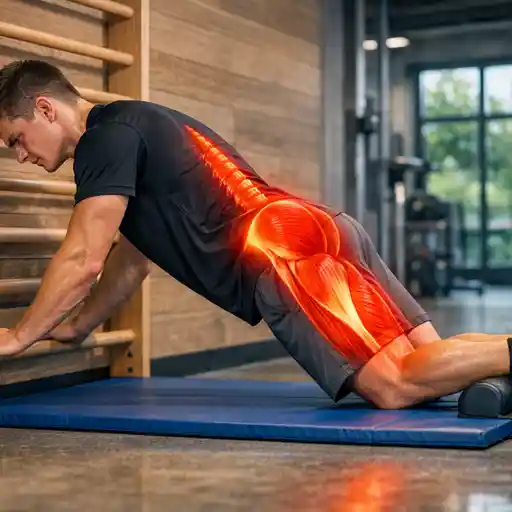 Nordic curls a l'espalier