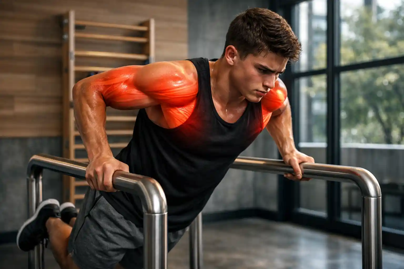 Parallel bar dips